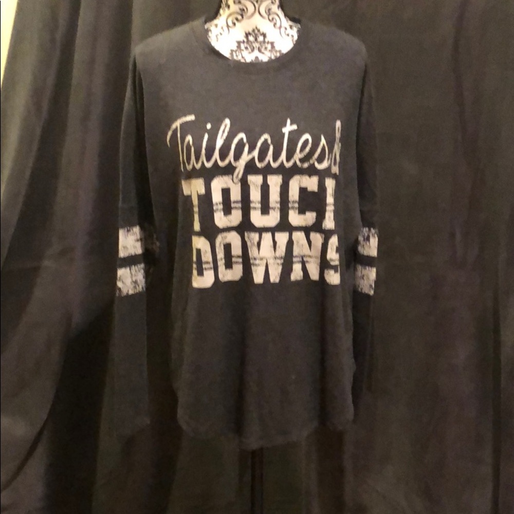 Tailgates & touchdowns graphic T-shirt